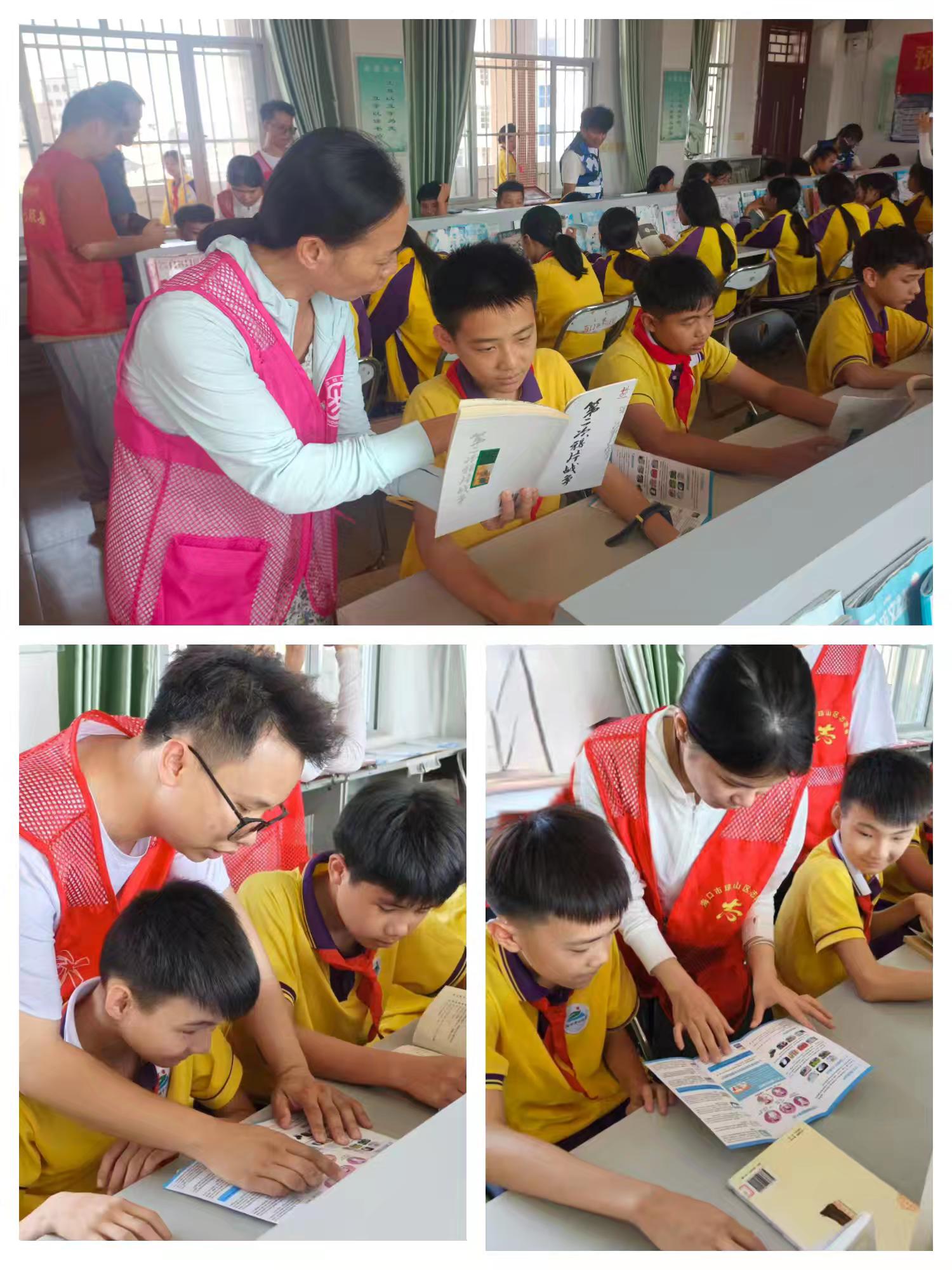 旧州镇在旧州中心小学开展 “世界读书日，齐读禁毒书”主题宣传活动