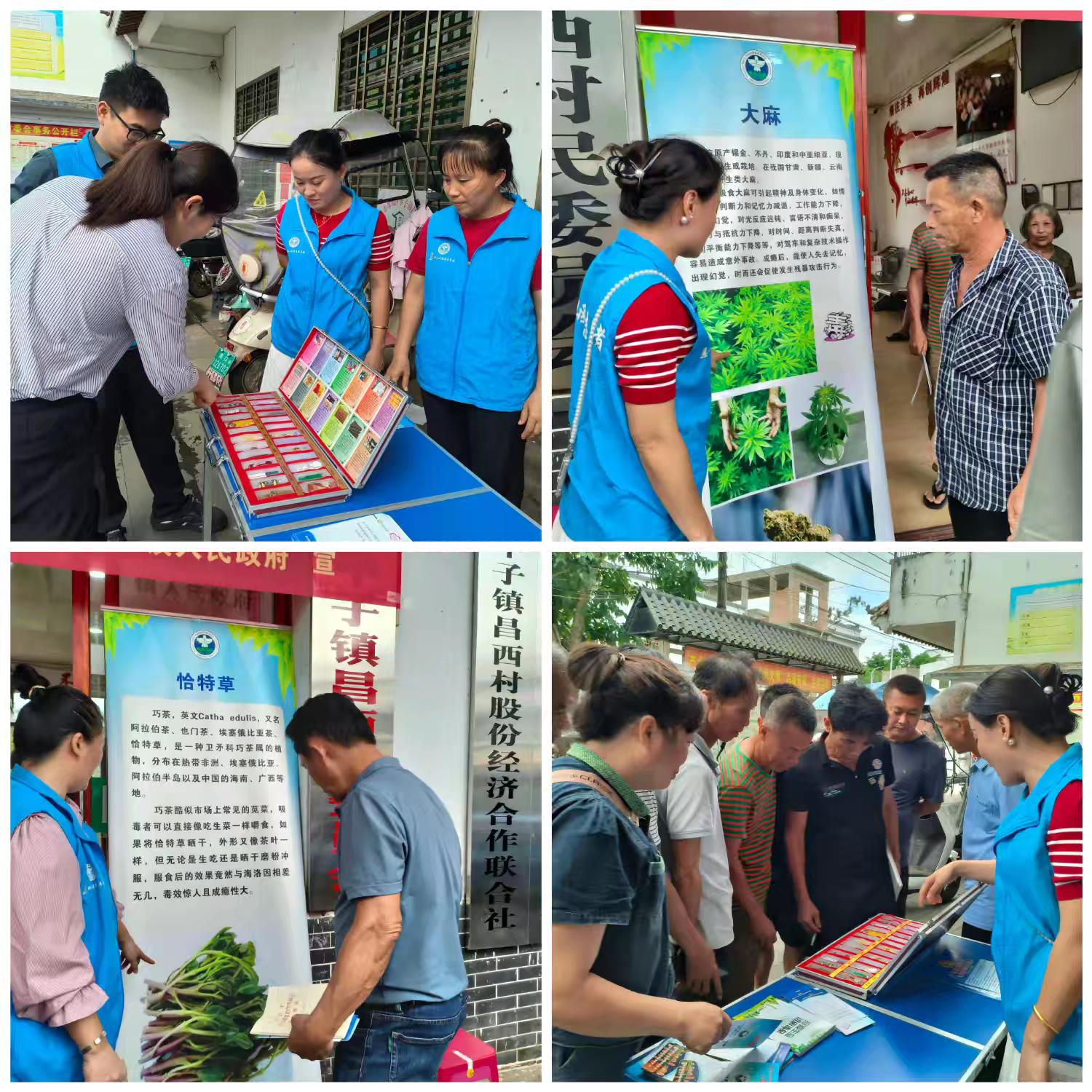 甲子镇开展以“防范药物滥用·守护无毒青春”为主题的禁毒宣传进农村活动